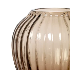 Hammershøi glass vase 14 cm, Walnut