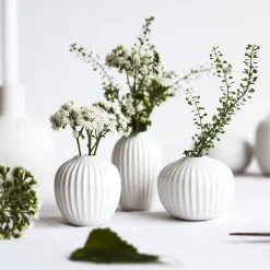 Hammershøi miniature vase set 3 pieces, white