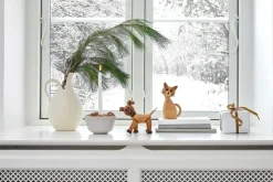 Happy dog decoration, Oak