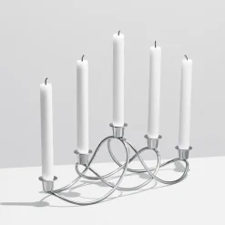 Harmony candle holder, polished