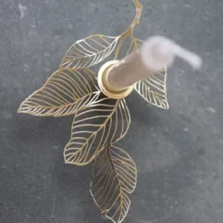 Hassel candlestick small 3 cm, gold