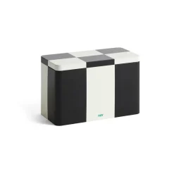 HAY Tin Container medium, Black-off white