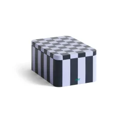 HAY Tin Container small, Dark blue-lavender