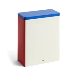 HAY Tin Container x-large, Off white-blue-red