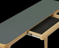 Heart'n'Soul console table 120 cm, Oak-moss green