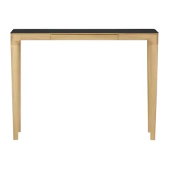 Heart'n'Soul console table 120 cm, Oak-obsidian black