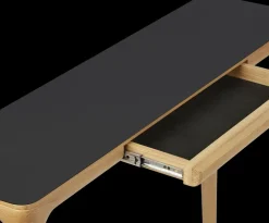 Heart'n'Soul console table 120 cm, Oak-obsidian black