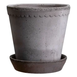 Helena flower pot Ø12 cm, grey