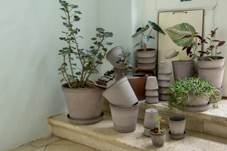 Helena flower pot Ø12 cm, grey
