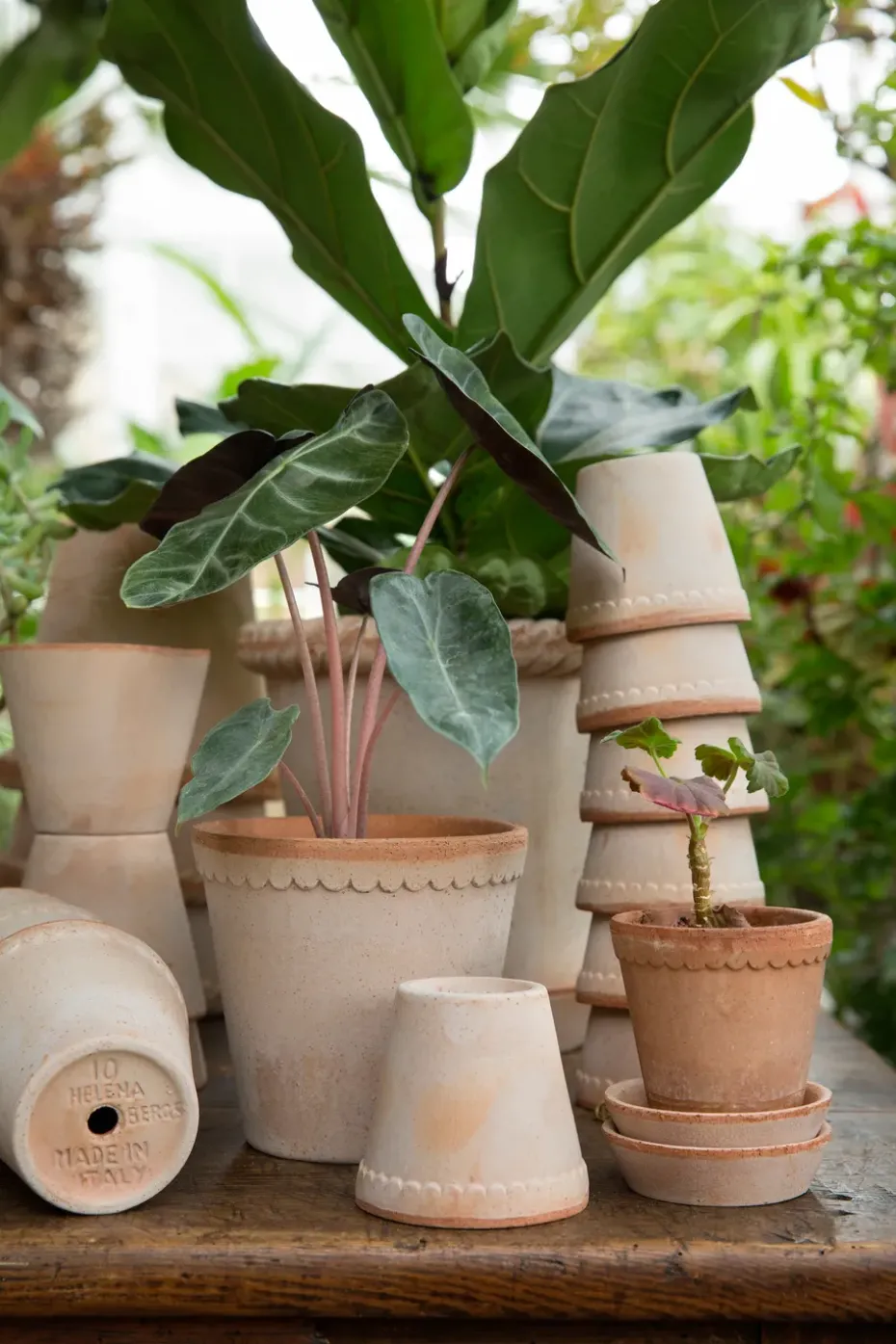 Helena flower pot Ø12 cm, pink