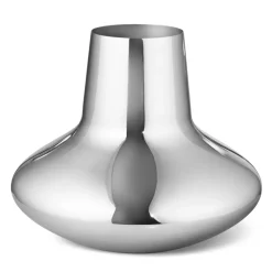 Henning Koppel vase stainless steel, large, 22.2 cm