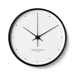 Henning koppel wall clock Ø 30 cm, Black-white