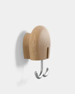 Hercule wall hook, Oiled oak