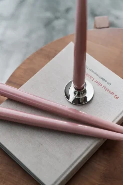 Herrgårdsljus candles 30 cm 6-pack , Pink metallic