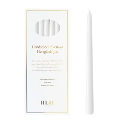 Herrgårdsljus candles 30 cm 6-pack , White glossy