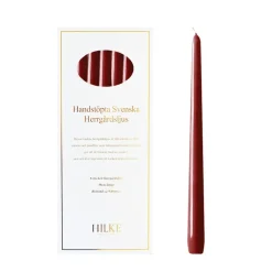 Herrgårdsljus candles 30 cm 6-pack , Wine red glossy