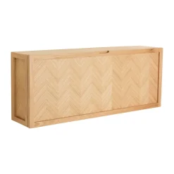 Herringbone shoe cabinet large, Oak