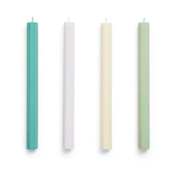 Hexagon Candle light mix 4-pack, Pastel