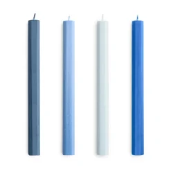 Hexagon Candle light mix 4-pack, Blues