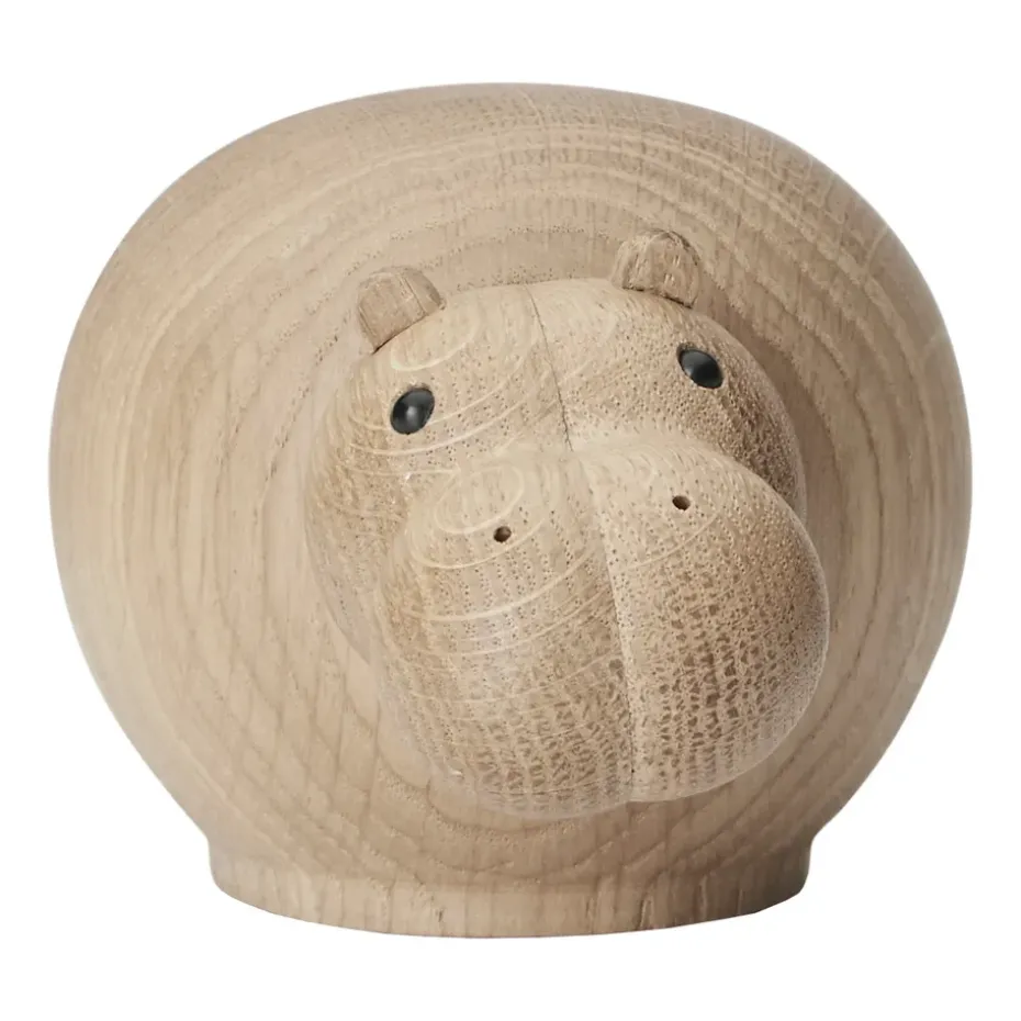 Hibo wooden hippo, Small