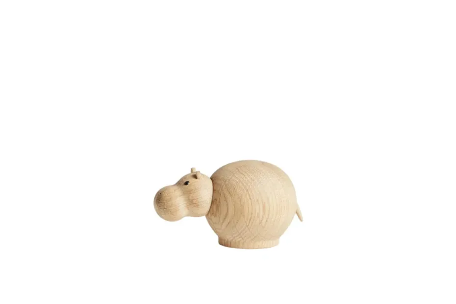 Hibo wooden hippo, Small