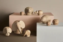 Hibo wooden hippo, Small