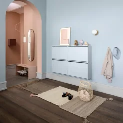 HIDE shoe cabinet, Beetroot 165