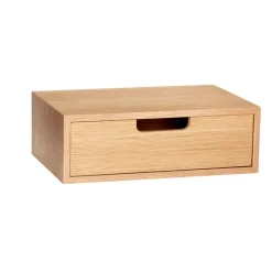 Hide storage box, Oak