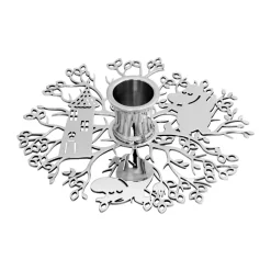 Hilke X Moomin No.1 candle holder, Nickel-plated brass