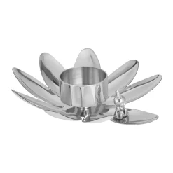Hilke X Mumin Little My candle holder, Nickel-plated brass