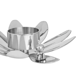 Hilke X Mumin Little My candle holder, Nickel-plated brass