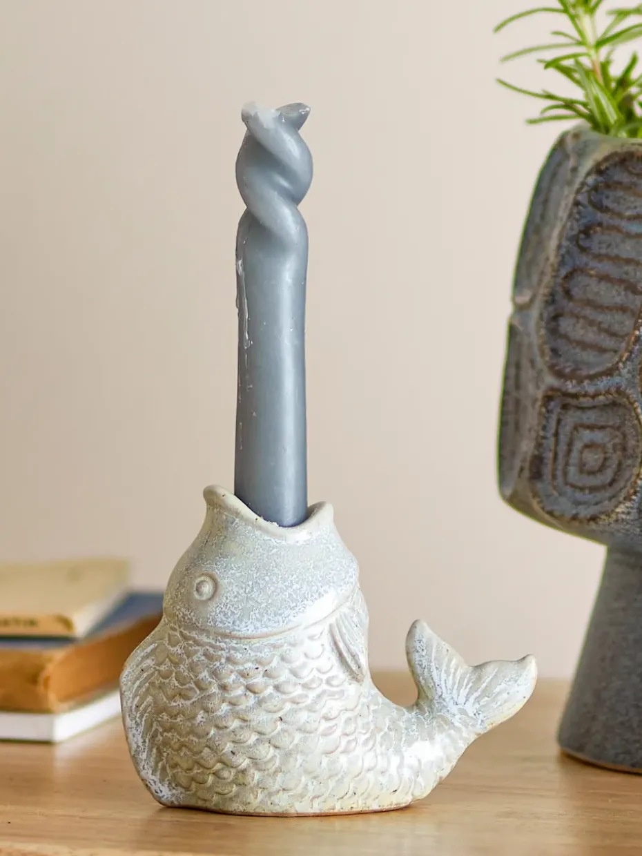 Hiro candle holder, Grey