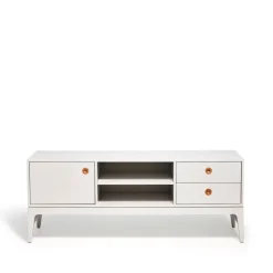 Höllviken media cabinet, light gray