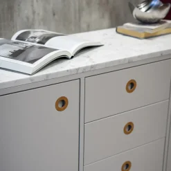 Höllviken sideboard, light gray