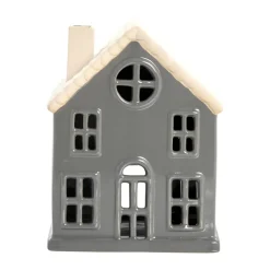 Hollia decorative house 18 cm, Dark grey