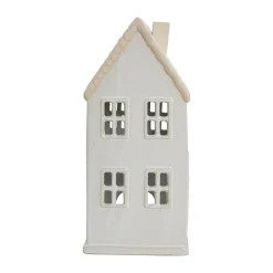 Hollia decorative house 29 cm, White