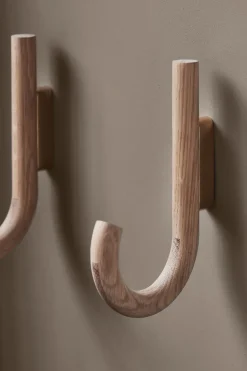 Hook hook 19 cm, Oak-brass