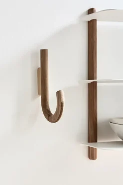 Hook hook 19 cm, Oak-brass