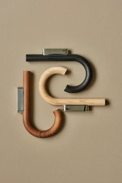 Hook hook 19 cm, Oak-chrome
