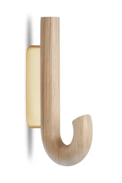 Hook hook mini 13.3 cm, Oak-brass
