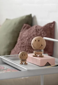 Hoptimist Smiley S figure, Raw oak