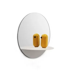 Horizon mirror round, white
