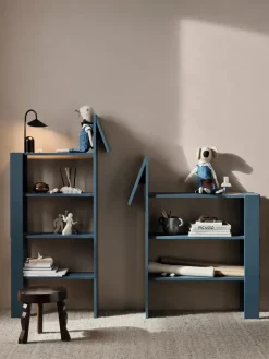 Horse bookshelf 91x111 cm, Dark Blue