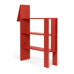 Horse bookshelf 91x111 cm, Poppy Red