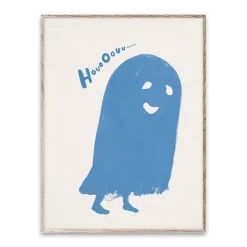 HouoOouu blue poster, 30x40 cm