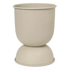 Hourglass flower pot extra small Ø21 cm, Cashmere