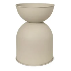 Hourglass flower pot medium Ø40 cm, Cashmere