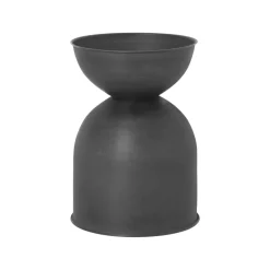 Hourglass flower pot small Ø30 cm, Black-dark grey