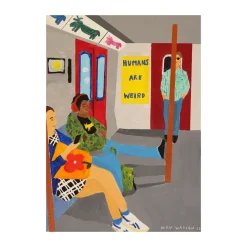 Humans Are Weird poster, 30x40 cm