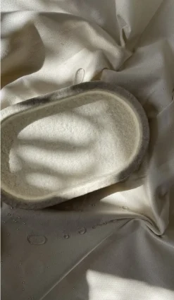 Humdakin Sandstone oval tray 15x25 cm, Natural
